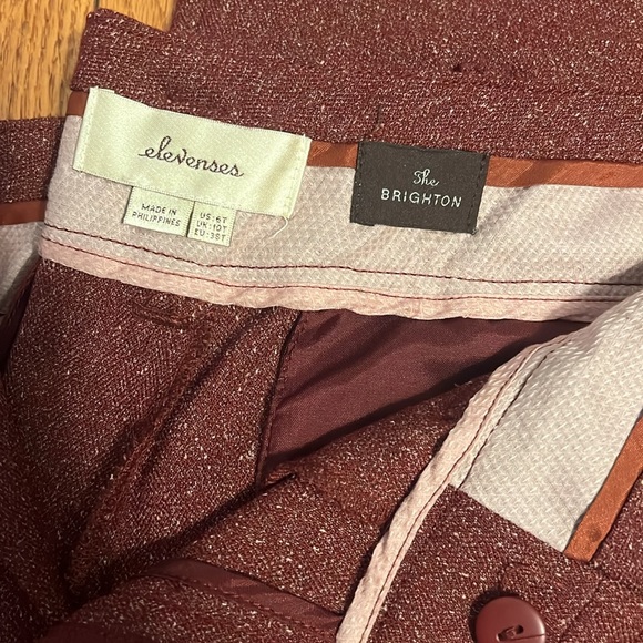 Anthro maroon pants - Picture 4 of 4